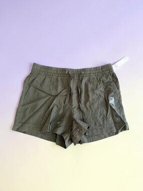 GAP Olive Green Linen Blend Shorts Size Medium NEW NWT